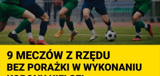 9 meczów z rzędu bez porażki w wykonaniu Korony Kielce!